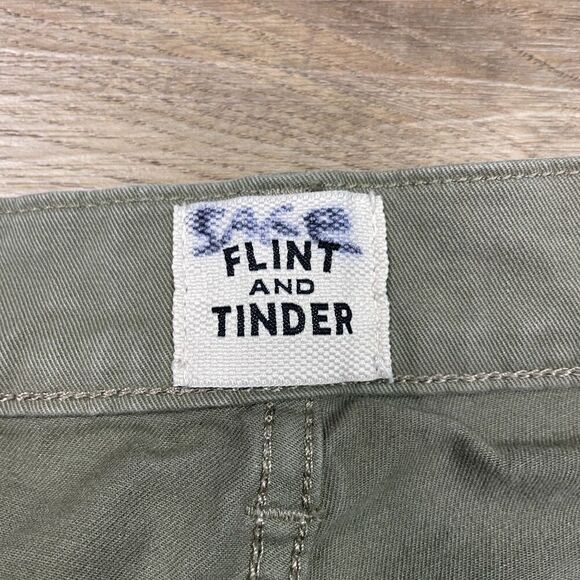 Flint  Tinder Pants Mens 33x30 Green 365 HB Athletic Tapered Fit Stretch - Picture 4 of 12